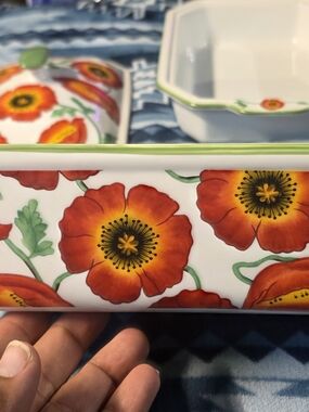 Multi-Serve Cook Street, Inc. White Ceramic Plate Backstamp